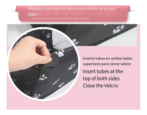 Cubre Asientos De Mascotas Generica Antisuciedad Negro Rosal