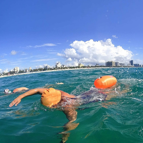 Boya Inflable Natación Aguas Abiertas Con Cinturón Ajustable