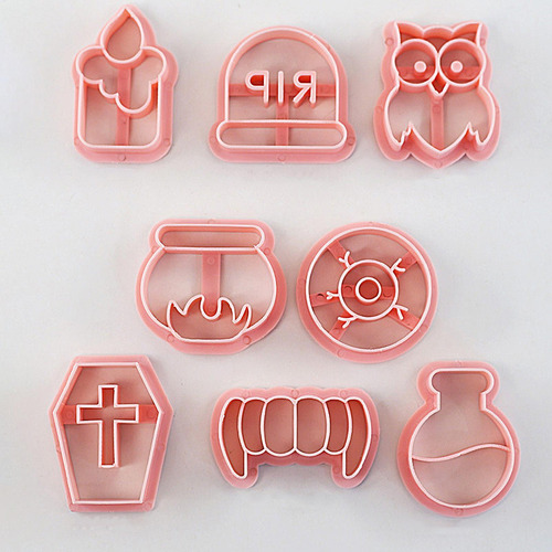 Juego De Cortadores De Galletas Con Estampado De Dibujos Ani