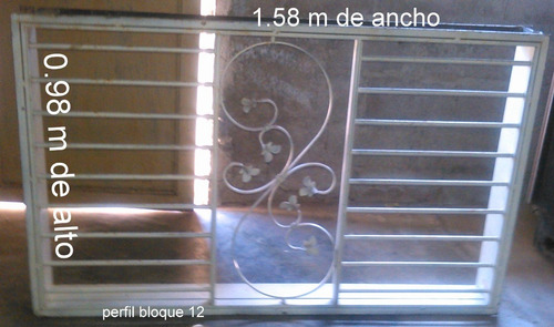Rejas Para Ventana En Perfil Bloque 12 (Usado)
