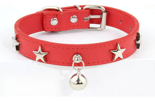 1 Collar De Perro Para Gatitos Con Estrellas Y Campanas