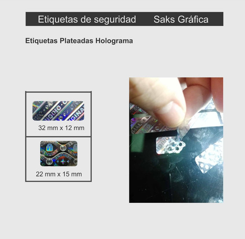 Imagen 2 de 4 de Etiquetas Seguridad Faja Garantia Lacres Void Cáscara Huevo