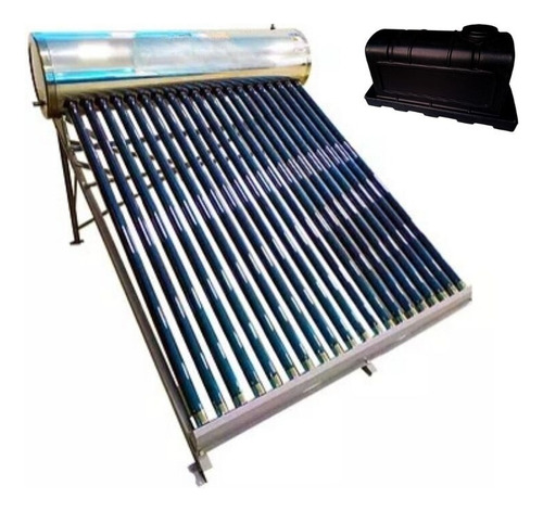 Aquecedor Solar A Vácuo Acoplado 20 Tubos - 100% Inox