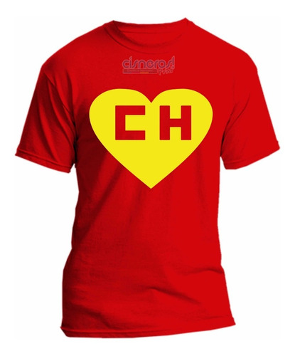 Playera Chapulin Colorado Logo Chespirito Todas Las Tallas 