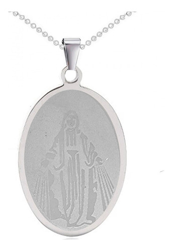 Collar Virgen Inmaculada Concepcion Medalla +estuche