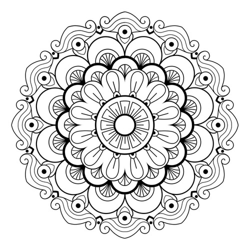 Pdf Imprimible Para Colorear: 100 Mandalas Maravilla