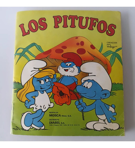 Álbum De Figuritas De Los Pitufos