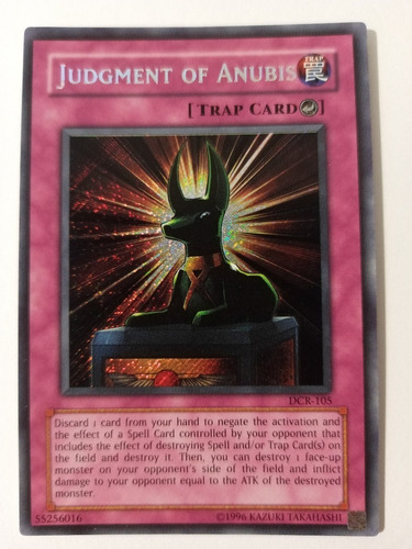 Judgment Of Anubis - Secret Rare     Dcr