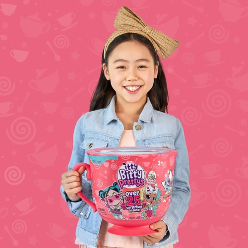 Imagen 5 de 8 de Itty Bitty Prettys Muñeca En Taza De Te Gigante Zuru 25 Acce
