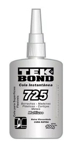 Cola Instantanea Tek Bond 725 100g Tênis Bolsa Couro Eva