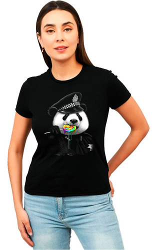 Playera Panda Mujer Animales Diseño 1641 Playeras Beloma