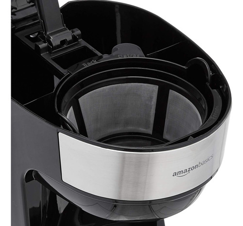 Basics Cafetera De 12 Tazas Con Filtro Reutilizable