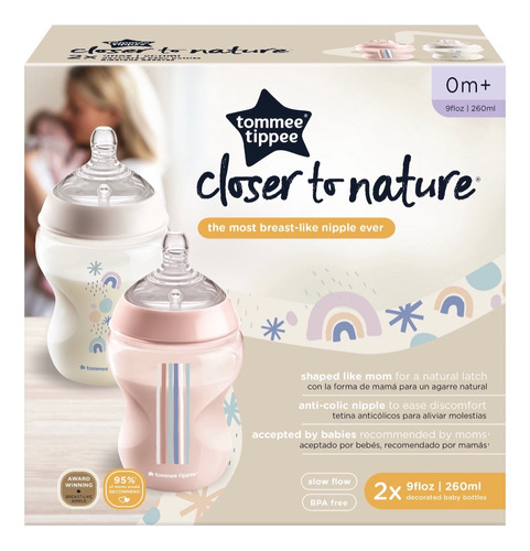 Tetero Tommee Tippee Set 9oz