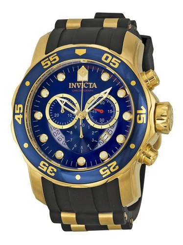 Relogio Invicta 6983 Scuba  Original Banhado A Ouro 18 K