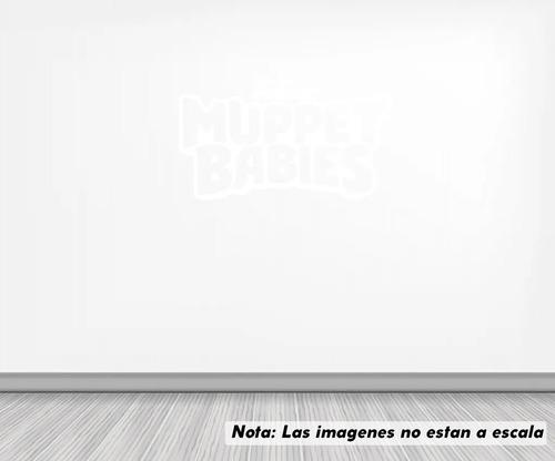 Vinil Sticker Pared 40 Cm. Lado Muppets Babies Modld117