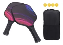 Comprar Juego De Palas De Pickleball, 2 Palas Ligeras De Fibra De Ca