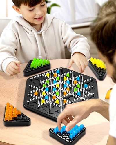 Juego De Ajedrez Triangular Familiar Niños