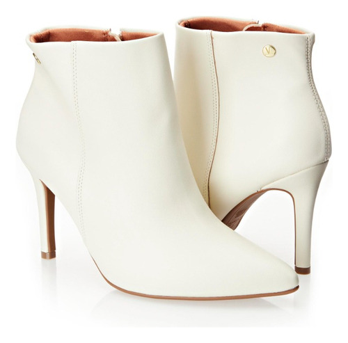 Bota Feminina Cano Curto Salto Fino Napa Vizzano