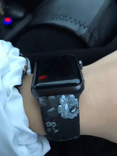 Extensible Apple Watch Silicón Flores Variadas