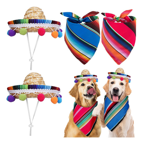 Whaline Mexican Theme Dog Costumes Cinco De Mayo Colorful Do