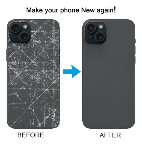 Substituição De Capa Traseira De Vidro Para iPhone 15