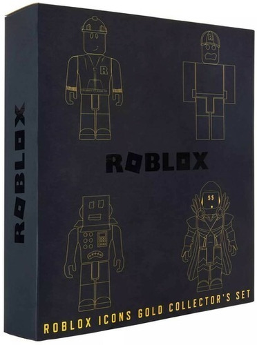 Roblox Icons Gold Collector Set Oro Con Figuras Exclusivas