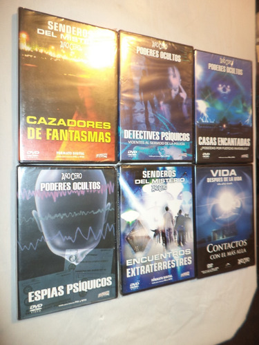 6 Dvds Revista Año Cero. Cerrados (Usado)
