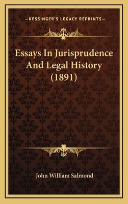 Libro Essays In Jurisprudence And Legal History (1891) - ...
