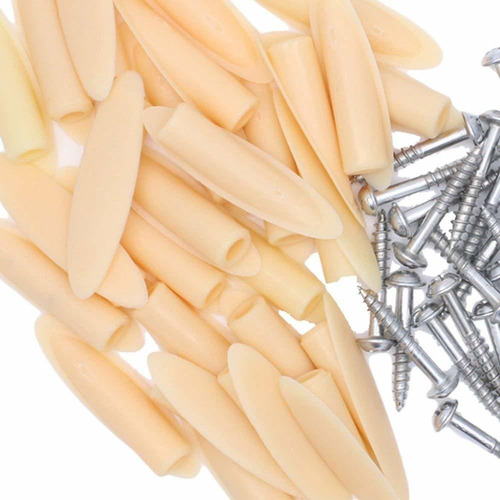 100pcs Tapón De Madera Tornillos De Bolsillo Pinza Casa De