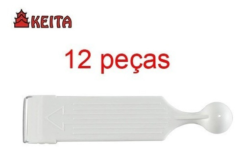 Kit 12 Descascador Boledor Plástico Lamina Inox 29138-keita