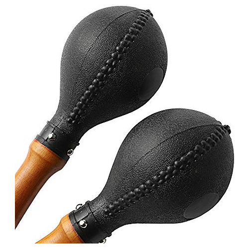 Percusión Maracas Par De Agitadores Sonajeros Martillo...