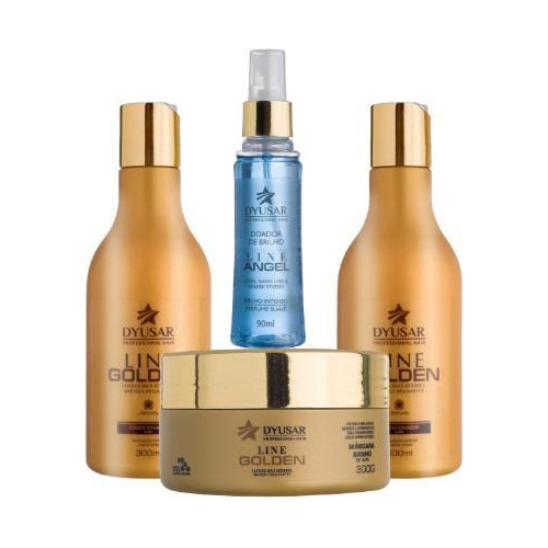 Shampoo Ouro Line Golden - Limpeza Suave E Fortalecimento