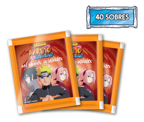 Pack Naruto Shippuden Un Nuevo Comienzo (40 Sobres)