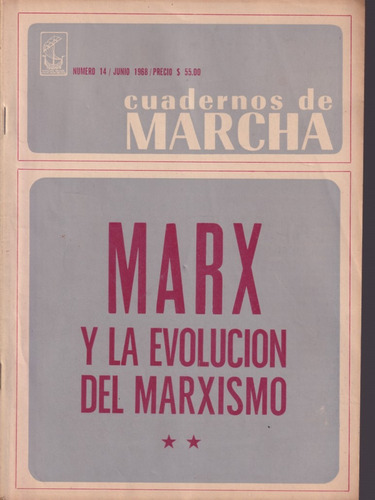 Cuadernos De Marcha Marx 14 Marx Y La Evolución Del Marxismo