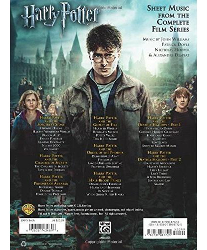 Libro Harry Potter -- Sheet Music From The Complete Film