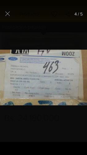 Parrilla De Ford Explorer 2012/2015