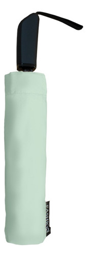 Sombrilla Manual De Bolsillo Filtro Uv 10 Varillas Dobles Color Menta Diseño De La Tela Liso