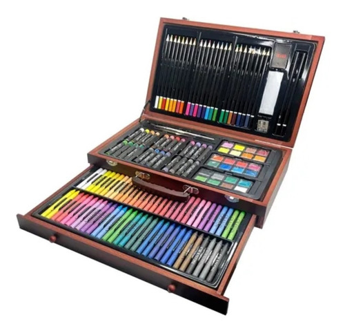 Maleta De Arte Deluxe Art Set 143 Piezas Kit Lapices Pintura