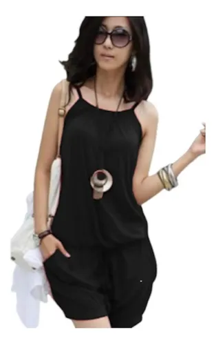 Palazzo Short Cola Larga Negra MercadoLibre