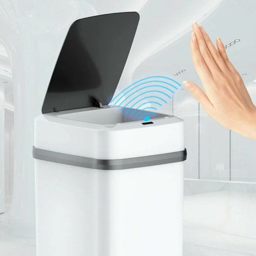 Lixeira Inteligente Automática Sensor Recarregável 12 Litros Sortido