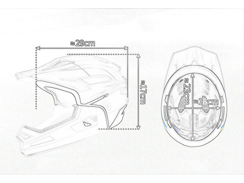 Casco De Bicicleta De Cara Completa, Casco Protector, Casco