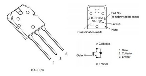 50jr22 Transistor Igbt 600v 50a Para Inversor