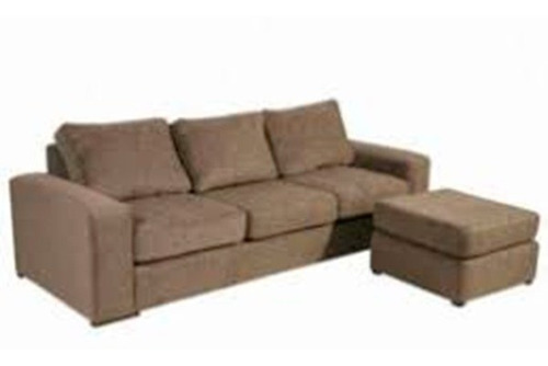 Sillon Sofa 3 Cuerpos En 2,20m  Chenille Antidesg + Camastro