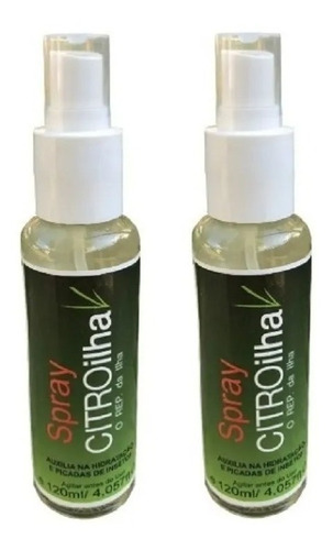 Kit 2 Repelente Natural Citronela - Citroilha Spray - Eficaz