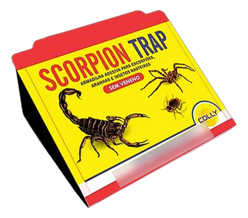 Armadilha Pega Escorpião C/ 12 - Scorpion Trap Colly