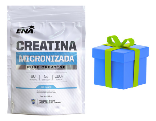 Creatina 300 Grs Ena Sport + Regalo Sorpresa Suplementos Con Regalo