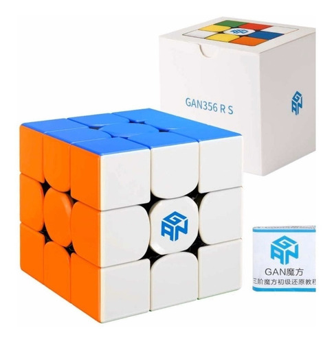 Cubo Mágico 3x3x3 Gans Gan 356 R S Colorido Profissional