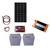 Comprar Kit Solar Inversor 1000w Onda Pura Bateria 2x26ah Panel 100w