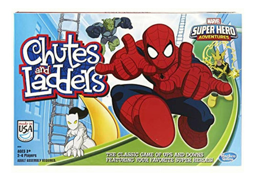 Marvel Spider-man Web Warriors Chutes & Ladders Game