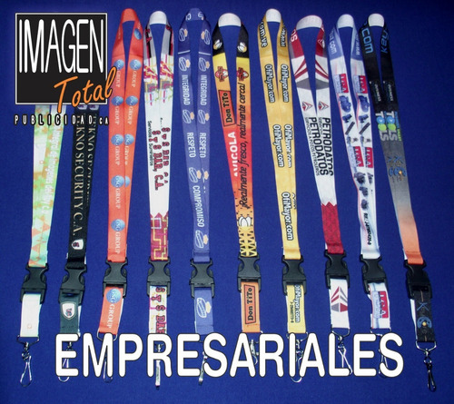 Imagen 4 de 9 de Cinta Estampada Personalizada Portacarnet Por 5 P.